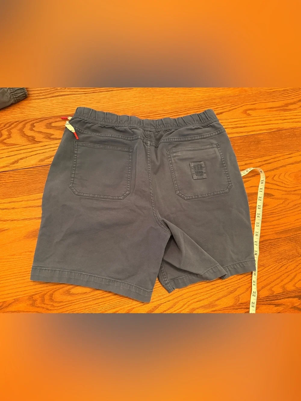 Topo Designs Dirt Shorts - Blue Size Large - Picture 5 of 6